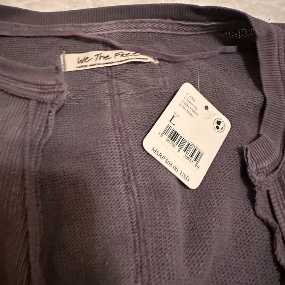 Free People Anytime Tee NWT - Picture 3 of 4